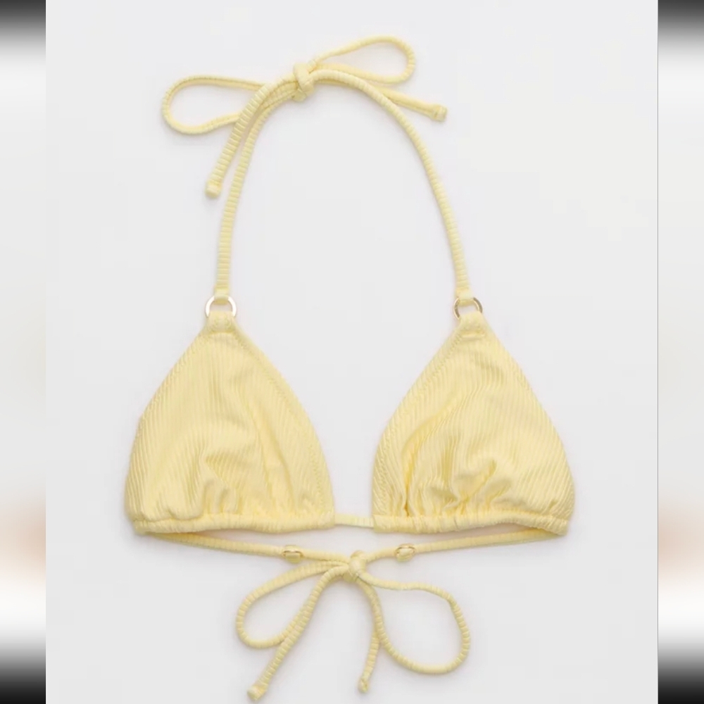 Aerie Yellow Bikini Top
